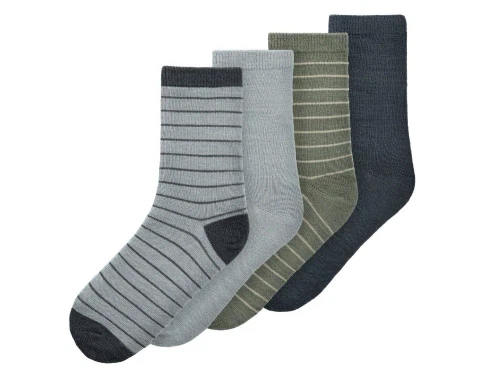 Name It mulled basil mix strømper uld/bomuld (4-pak)